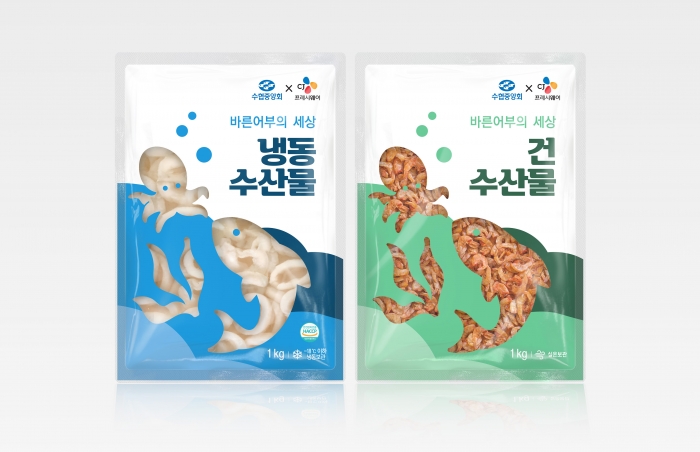 CJ프레시웨이 X 수협중앙회콜라보레이션 상품. 자료=CJ프레시웨이 제공
