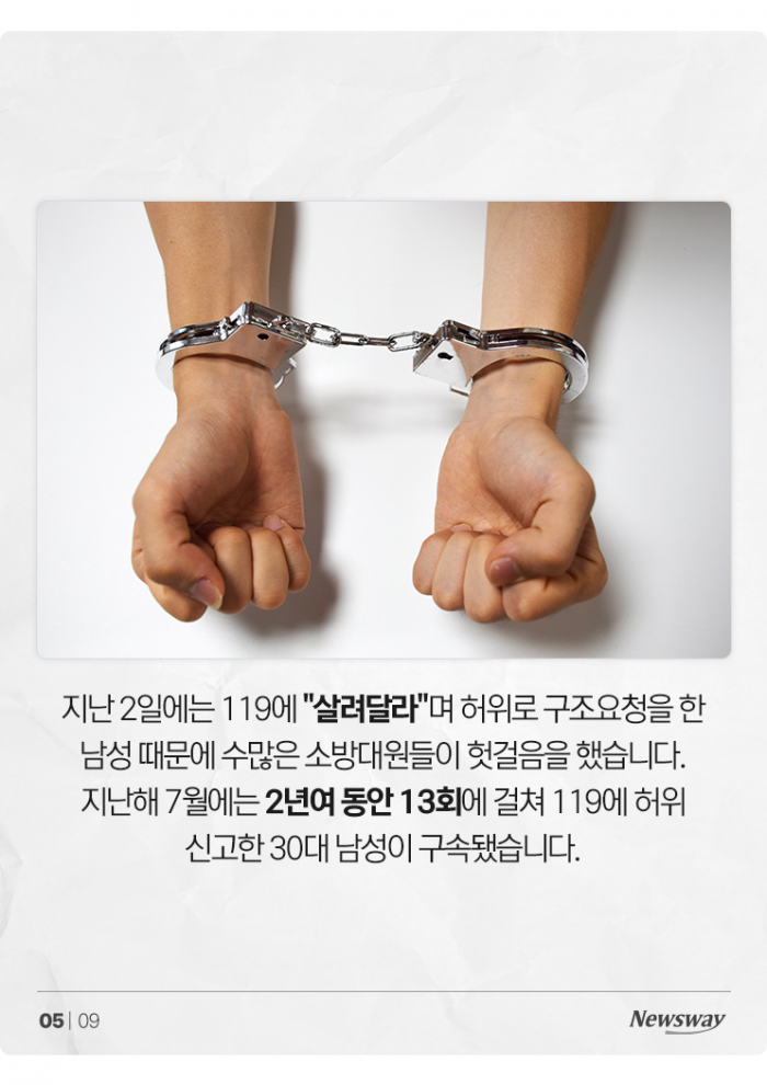 '112 허위 신고만 399번' 50대 남성, 결국 이렇게 됐습니다 기사의 사진