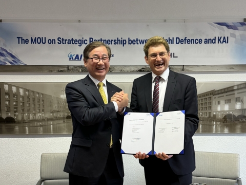 KAI-디힐디펜스, 무장확대 MOU 체결···"유럽시장 확대 시동"