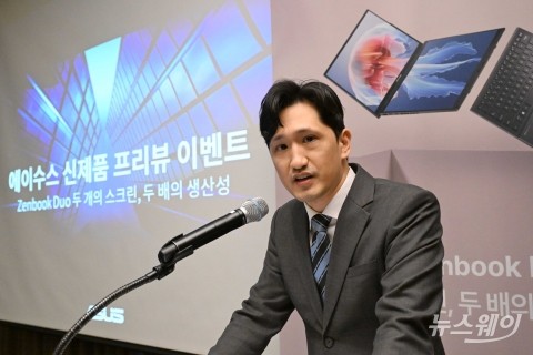 환영사 밝히는 잭 황 에이수스코리아 지사장