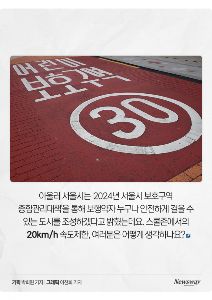 늘어나는 '20km 스쿨존'···운전자 반응은? 기사의 사진