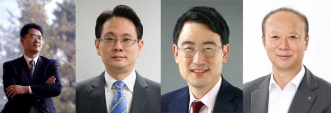 (왼쪽부터)권계현 전 삼성전자 부사장, 방경만 전 KT&G 수석부사장, 이석주 전 AK홀딩스 사장, 허철호 KGC인삼공사 사장. 사진=KT&G 제공