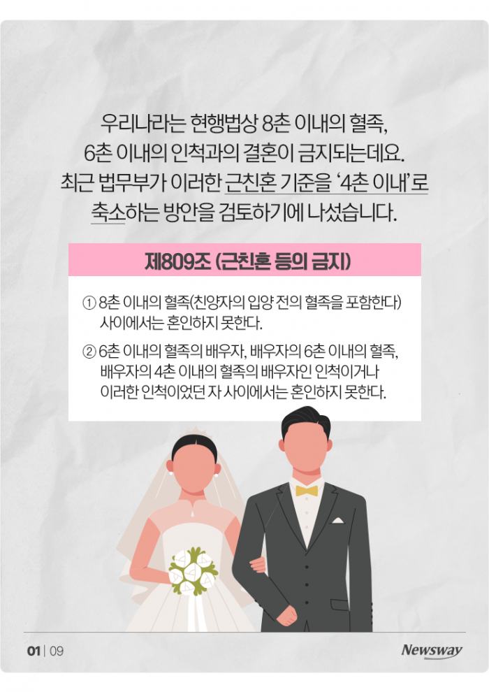 "5촌, 나랑 결혼해 줄래?" 가능해지나 기사의 사진