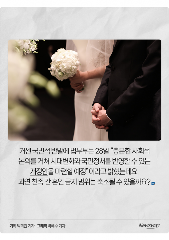 "5촌, 나랑 결혼해 줄래?" 가능해지나 기사의 사진
