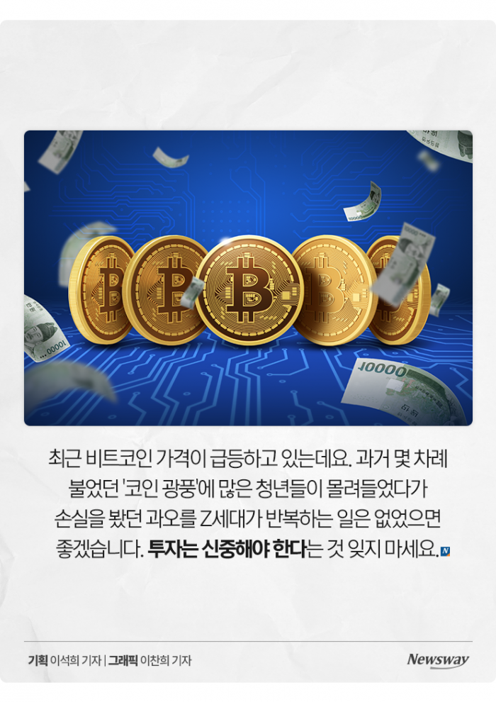 비트코인 연일 치솟는데, 왜 Z세대가 걱정이 될까 기사의 사진