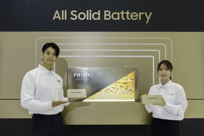 6일 코엑스에서 열리는 '인터배터리 2024'에서 삼성SDI가 업계 최고 에너지 밀도 '900Wh/L 전고체 배터리'의 개발 및 양산 준비 로드맵을 첫 공개한다. 사진=삼성SDI 제공