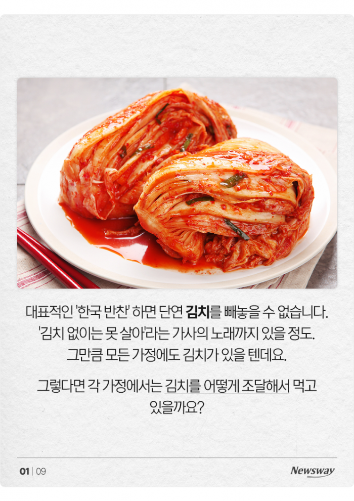 "김치 없이 못 사는 거 아니었어?" 한국인 김치 섭취 현황 보니 기사의 사진
