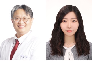 (왼쪽부터) 고대안산병원 이비인후·두경부외과 최준 교수(제브라피쉬중개의학연구소 소장), 제브라피쉬중개의학연구소 한은정 박사. 사진=고려대안산병원 제공