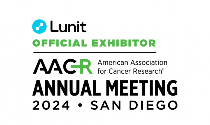 AACR 2024 포스터. 사진=루닛 제공