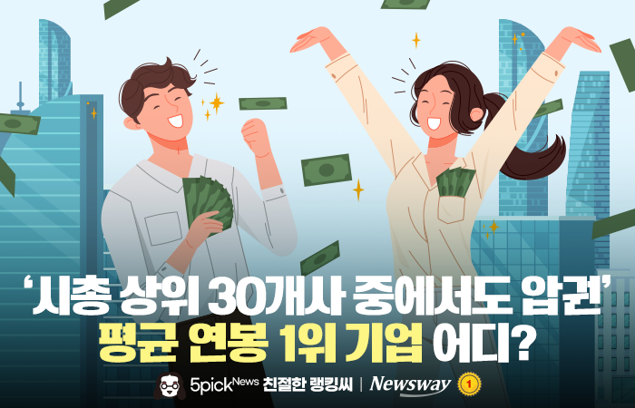 '시총 상위 30개사 중에서도 압권' 평균 연봉 1위 기업 어디? 기사의 사진