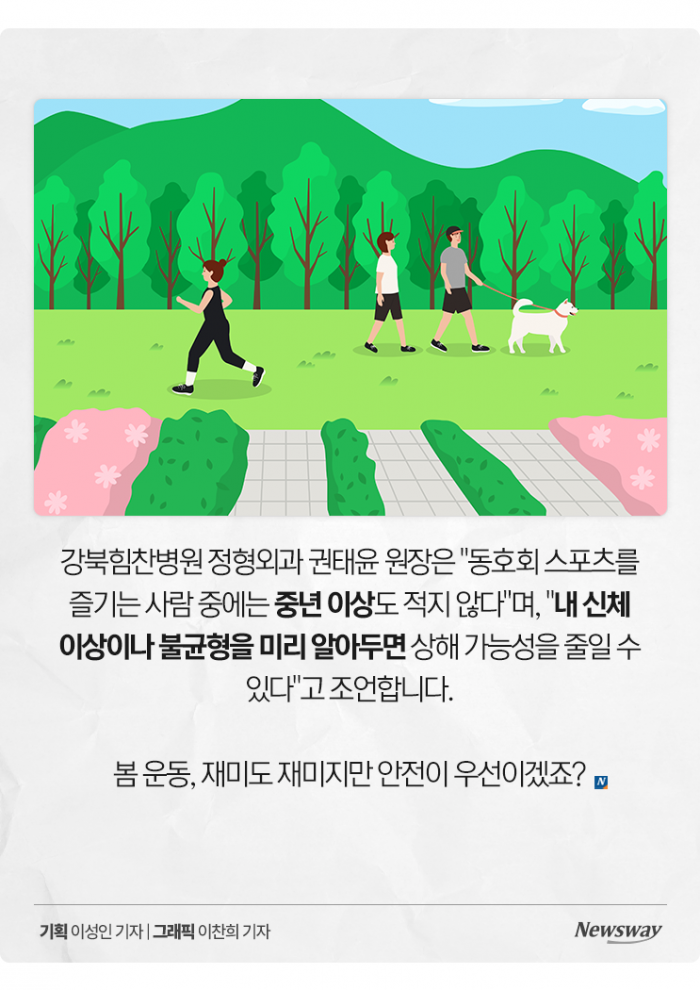 스포츠 동호회 전성시대···남녀가 잘 다치는 부위 따로 있다? 기사의 사진