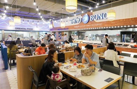 보노보노 죽전점 매장 전경. 현재는 폐점했다. 사진=신세계푸드 제공