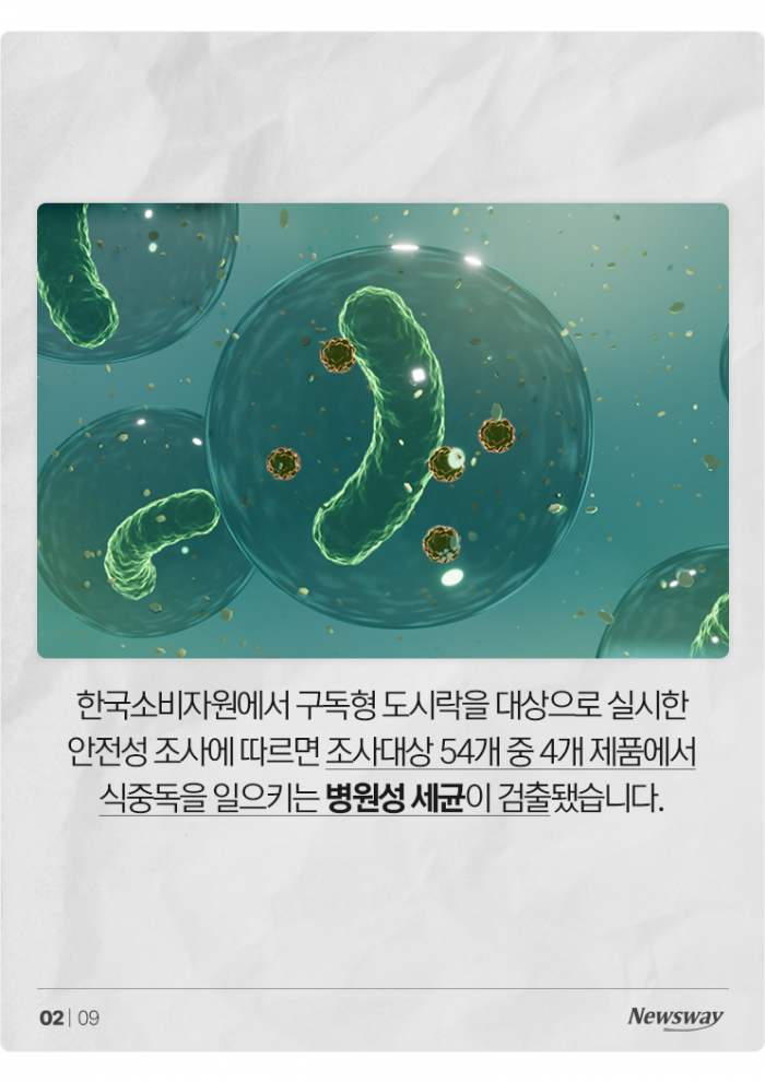 믿고 먹은 구독형 도시락, 일부 제품에 '이 세균' 득실 기사의 사진