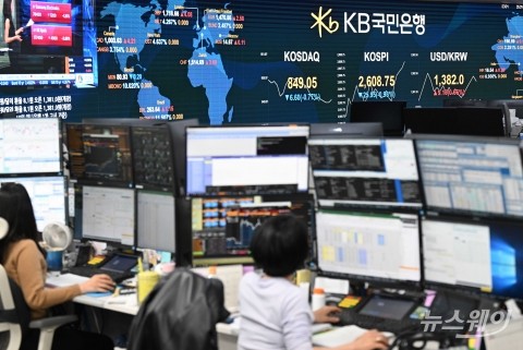 코스피·코스닥 하락 출발···원·달러 환율 상승 개장