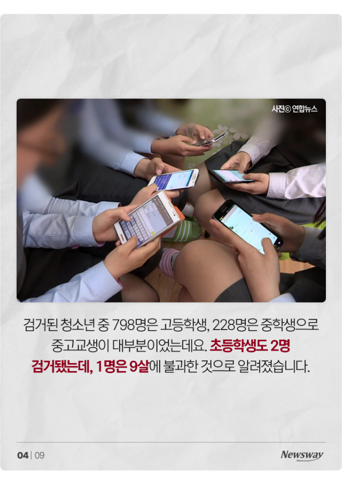 청소년 도박 특별단속했더니 9살 초등생이 잡혔다! 기사의 사진