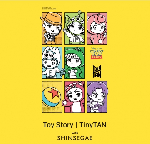 신세계, BTS타이니탄-토이스토리 팝업 오픈