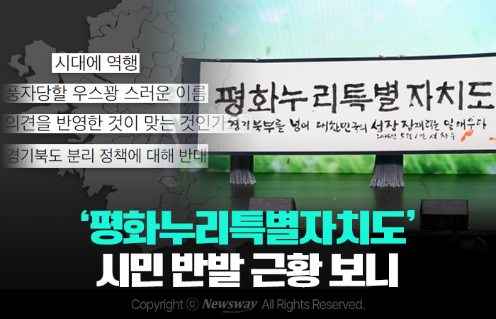 '평화누리특별자치도' 시민 반발 근황 보니 기사의 사진