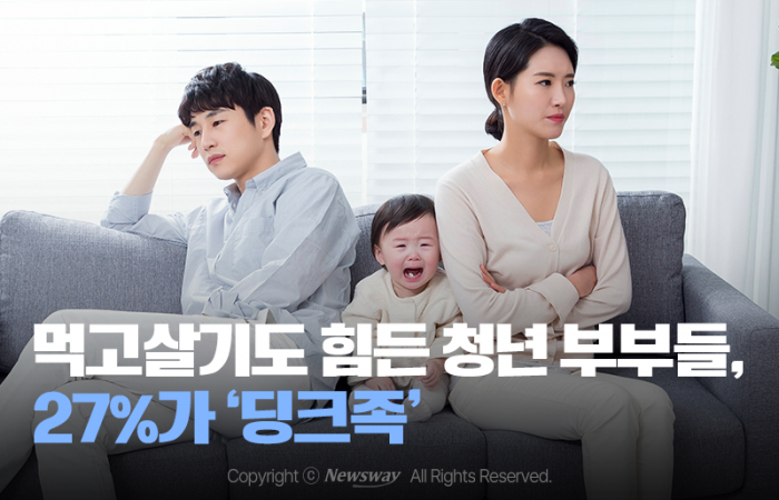 먹고살기도 힘든 청년 부부들, 27%가 '딩크족' 기사의 사진