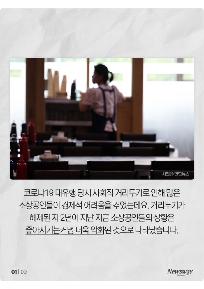'위기의 자영업자'···코로나 끝났는데도 폐업은 늘었다 기사의 사진