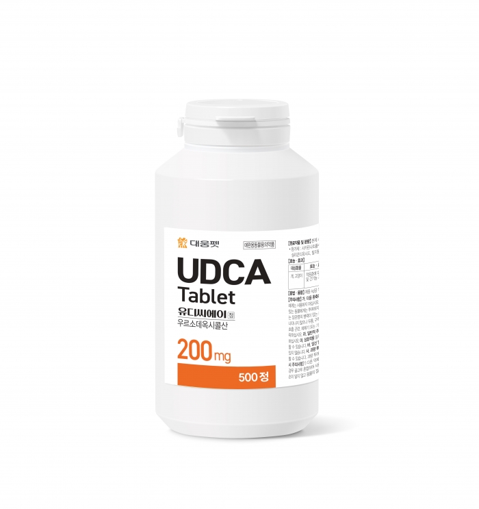 대웅펫의 유디씨에이정(UDCA 200mg) 제품 이미지. 사진=대웅펫 제공