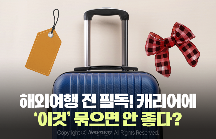 해외여행 전 필독! 캐리어에 '이것' 묶으면 안 좋다? 기사의 사진