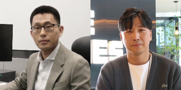 왼쪽부터 박성민, 조동현 라인게임즈 대표. 사진=라인게임즈 제공