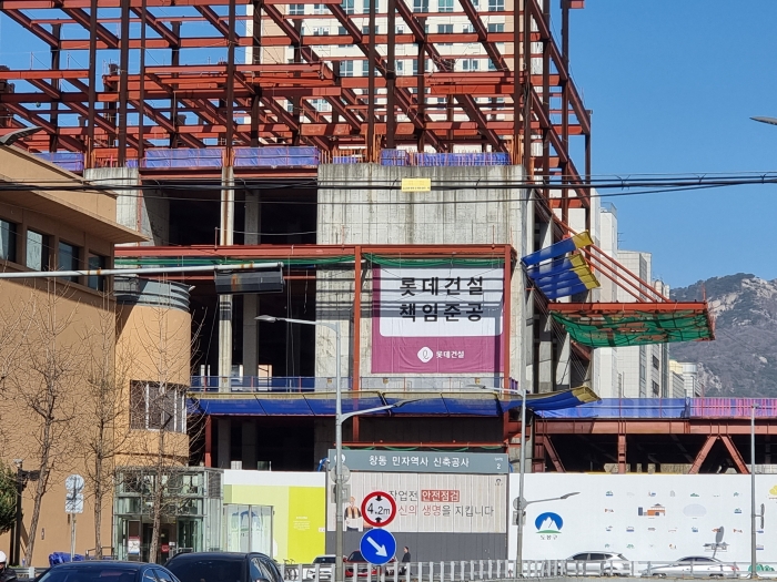 도봉구 창동민자역사 현장. 사진=장귀용 기자