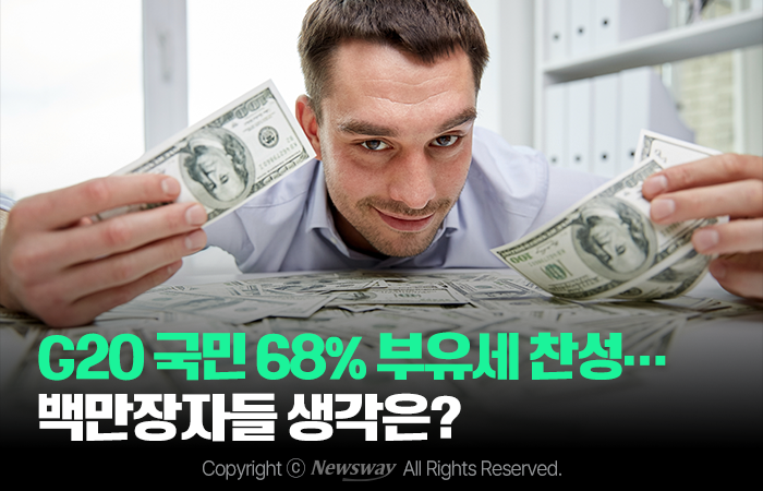 G20 국민 68% 부유세 찬성···백만장자들 생각은? 기사의 사진