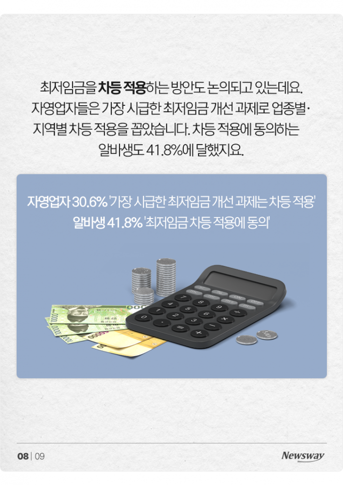 '1만66원으로 올려' vs '9860원도 부담'···최저임금 동상이몽 기사의 사진