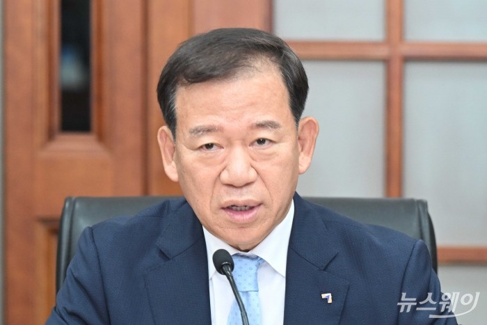 서유석 금융투자협회 회장이 3일 오전 서울 여의도 금융투자협회에서 열린 증권회사 CEO 간담회에서 모두발언을 하고 있다. 사진=강민석 기자 kms@newsway.co.kr