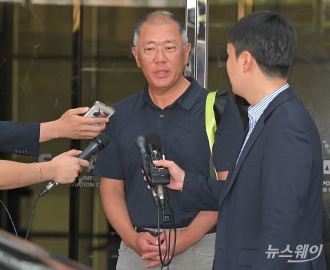 파리 출장 마친 정의선 "양궁·배드민턴 잘해서 좋다"