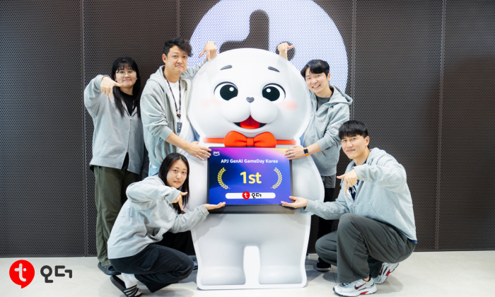 아마존웹서비스가 개최한 AWS Gen AI 대회에서 한국 기업 중 1위, 글로벌 3위를 기록한 티오더 데브옵스(DevOps) 팀원들. 사진=티오더 제공