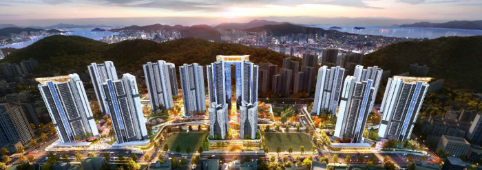 부산 괴정5 재개발 조감도(사진=현대건설)