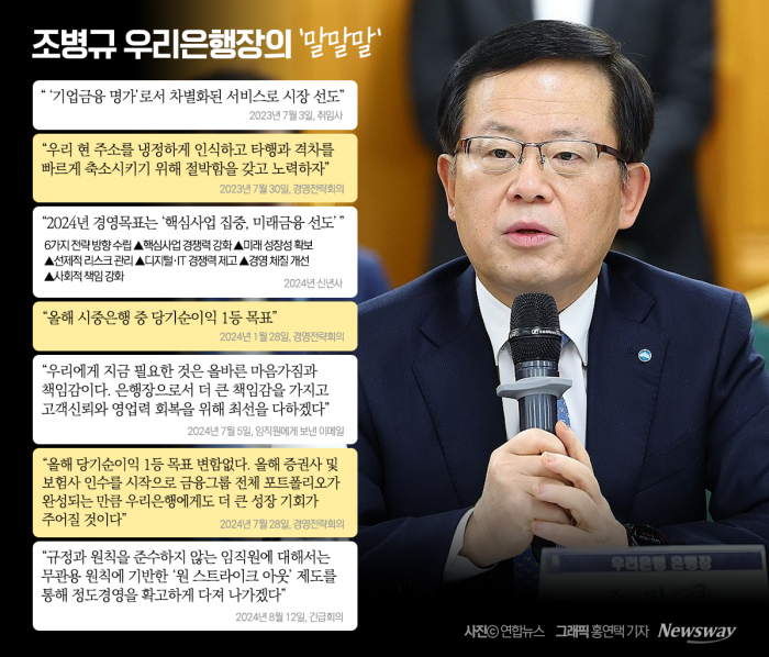 손태승 사태에 공든 탑 '와르르'···금융권 "연임 적신호" 기사의 사진
