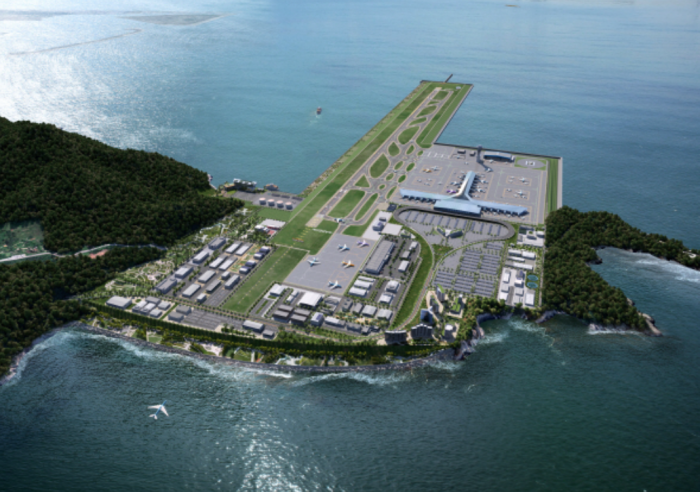 가덕도 신공항 조감도. 사진=국토교통부