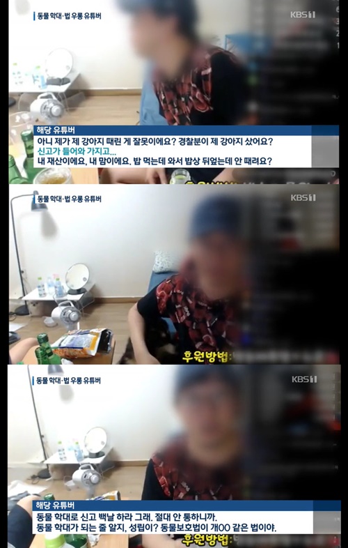 ‘반려견 학대’ 생중계한 유튜버 “내 강아지 때린 게 잘못이냐?”···경찰 내사