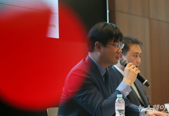 라임자산운용 환매연기 주요 모펀드 관련 기자간담회. 사진=이수길 기자 leo2004@newsway.co.kr