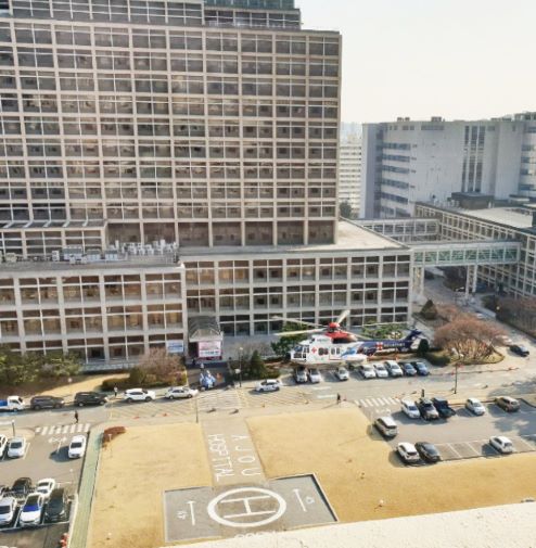 아주대병원, 닥터헬기 운항 재개이후 2번째 교통사고 환자 이송