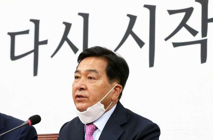 심재철 미래통합당 권한대행 겸 원내대표. 사진=이수길 기자 leo2004@newsway.co.kr