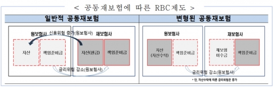 공동재보험에 따른 지급여력(RBC)제도. 자료=금융감독원