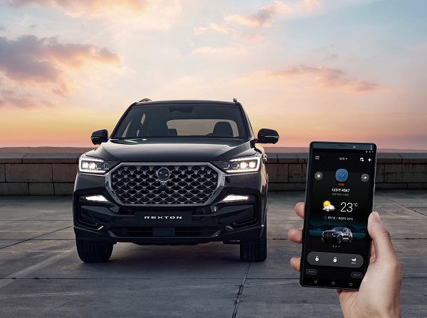 올 뉴 렉스턴 마스터 디지털 스마트키. 사진=쌍용자동차 제공