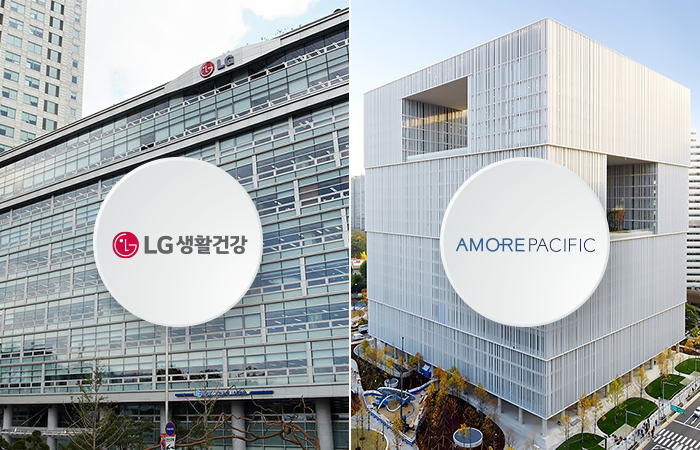 실적 부진을 겪고 있는 LG생활건강과 아모레퍼시픽이 이를 타개하기 위한 해결책으로 뷰티테크를 꺼내들었다. 그래픽=박혜수 기자